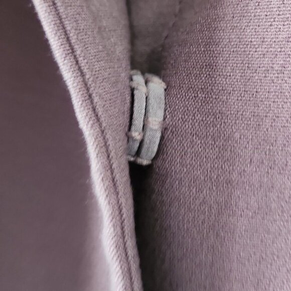 MILLY | Lamb Leather Blazer Gray Sz 6 - Picture 7 of 7